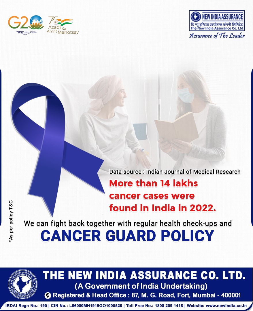 NewIndAssurance's tweet photo. Please refer to our website for more details or call on our toll free number 18002091415.
https://t.co/6jdC1ZLCbL
#insurance #cancerguard #cancersupport https://t.co/0D3ULnRo9M