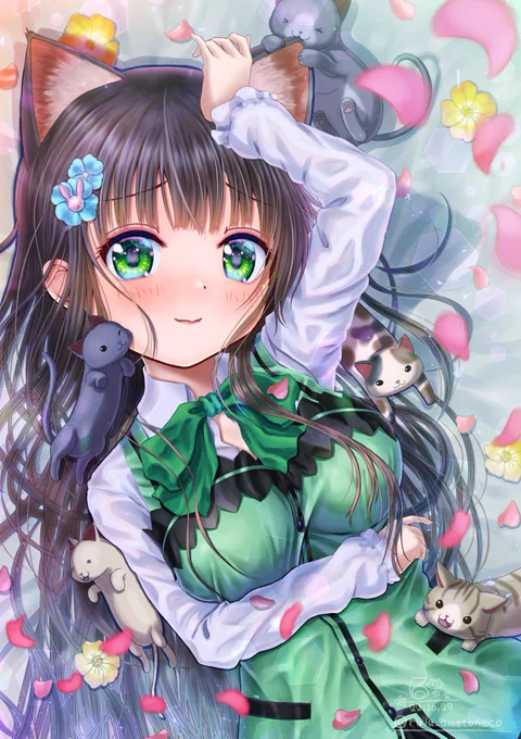 おはチヤちゃんご注文はうさぎですか?宇治松千夜#イラスト #gochiusa 