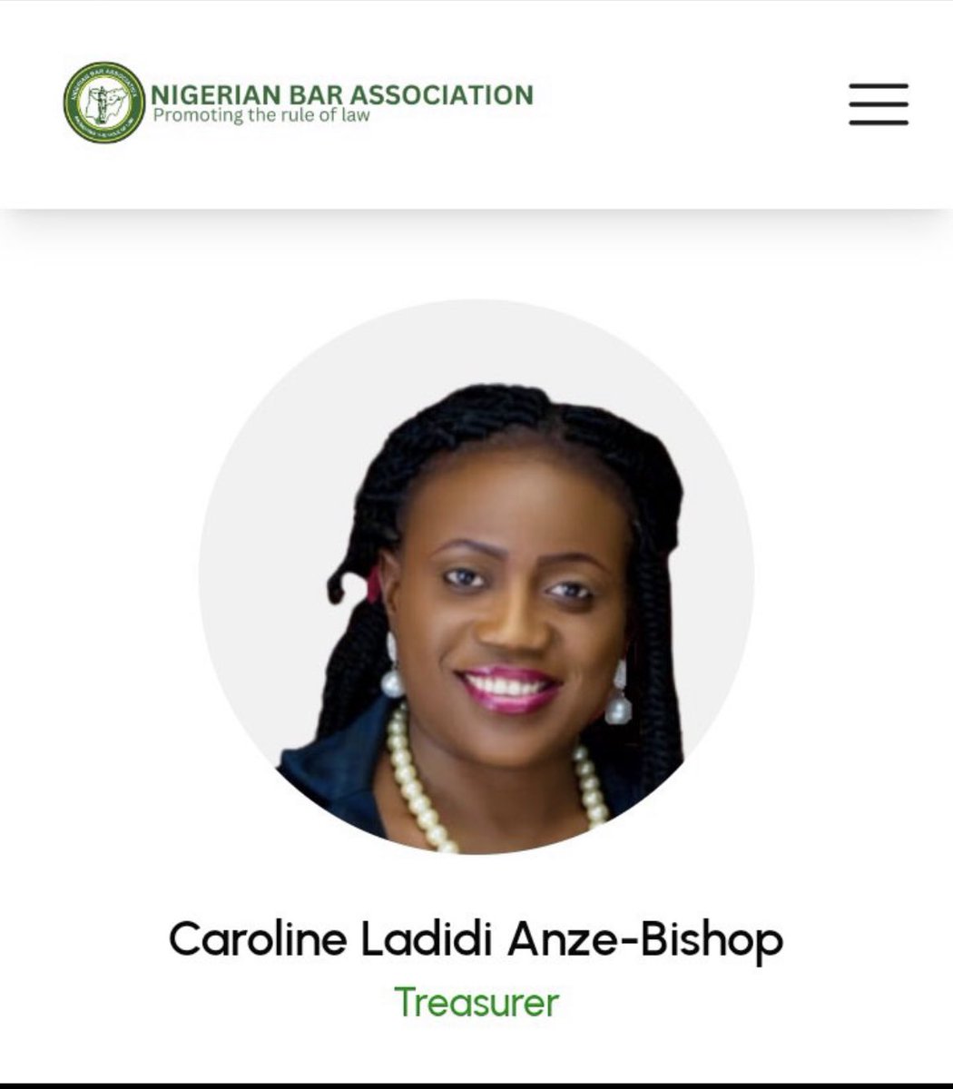 What an example have you become!
You have no idea the impact your bravery would have in a country where cowardice is expected, integrity is lacking and corruption is celebrated. Weldone Caroline Anne-Bishop!
#NigerianBarAssociation