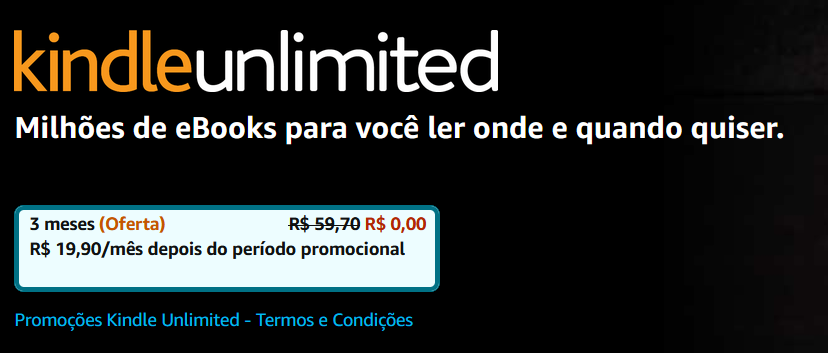 PromoNossa's tweet image. 🚨 3 MESES DE KINDLE UNLIMITED GRATUITOS! 🚨

amzn.to/3OT60ZK



RT + FAV 🩷