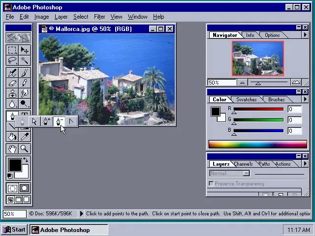 Adobe Photoshop 4.0 (1996)