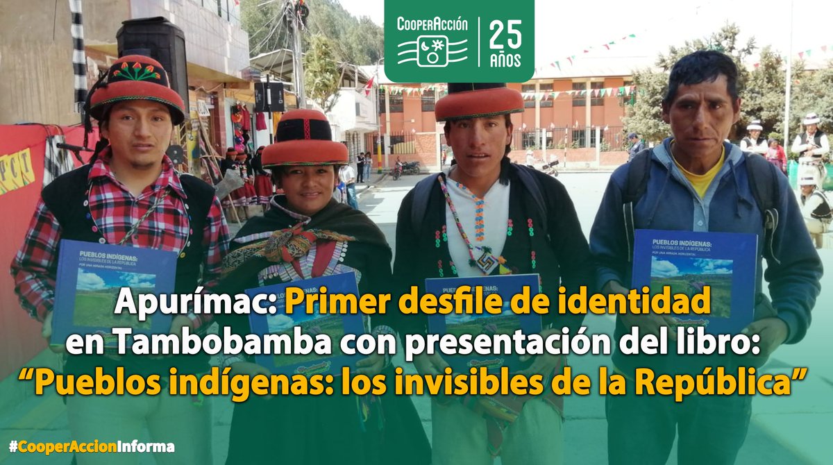 🔴 El último 28 de agosto se realizó en Tambobamba #Apurímac, el primer ‘desfile de la identidad’ que reunió a representantes de varias comunidades de Cotabambas, ellos expusieron lo mejor de su cultura a través de sus trajes, rituales, danzas y música.
➡️ bit.ly/44IQea4