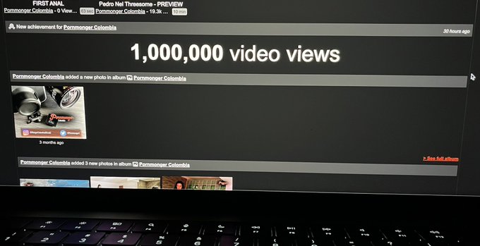 Acabamos de notar que nuestra cuenta de XVIDEOS alcanz&oacute; el mill&oacute;n de vistas hace 30 horas. Ojal&aacute; nuestros<a href="/tag/latina"class="tags"><span>#latina</span></a><a href="/tag/teen"class="tags"><span>#teen</span></a><a href="/tag/ass"class="tags"><span>#ass</span></a><a href="/tag/anal"class="tags"><span>#anal</span></a><a href="/tag/petite"class="tags"><span>#petite</span></a><a href="/tag/bigass"class="tags"><span>#bigass</span></a><a href="/tag/bigbutt"class="tags"><span>#bigbutt</span></a>