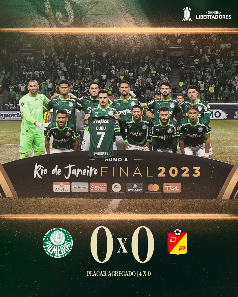 Palmeiras's tweet photo. VEM, SEMIFINAL! O #PorcoSemifinalist4 tá na penúltima fase da @LibertadoresBR pela QUARTA VEZ CONSECUTIVA! 💪🐷
#AvantiPalestra #PALxPER
#AlmaECoração https://t.co/MnzLRjcUb4