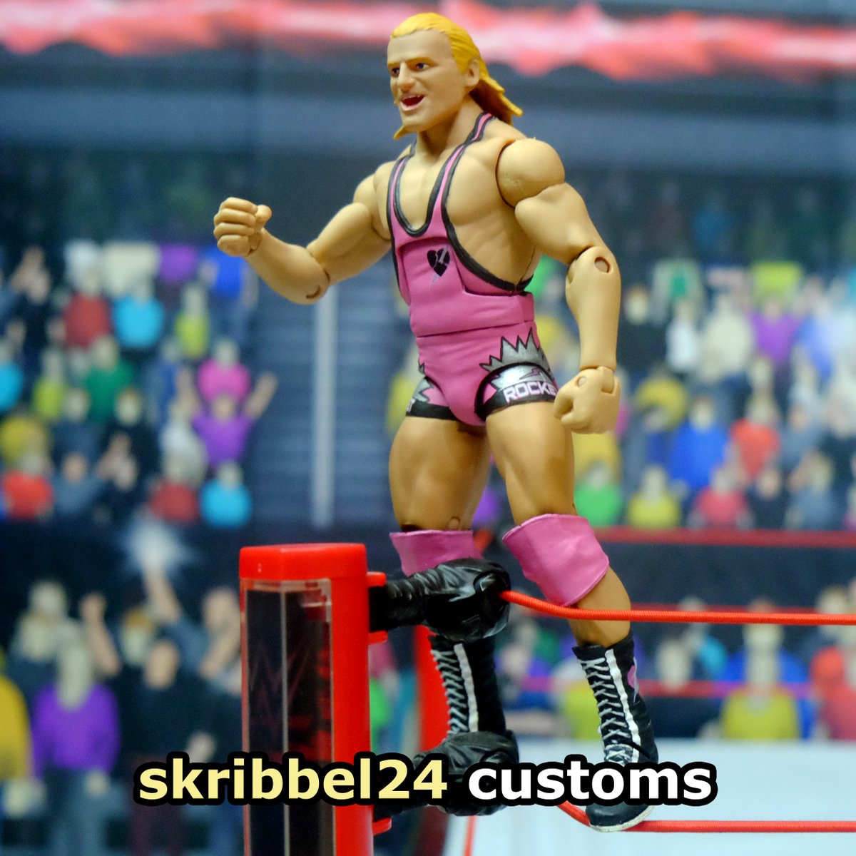 Mattel elite custom of Owen Hart from King of the Ring '94. DM me for inquiries!