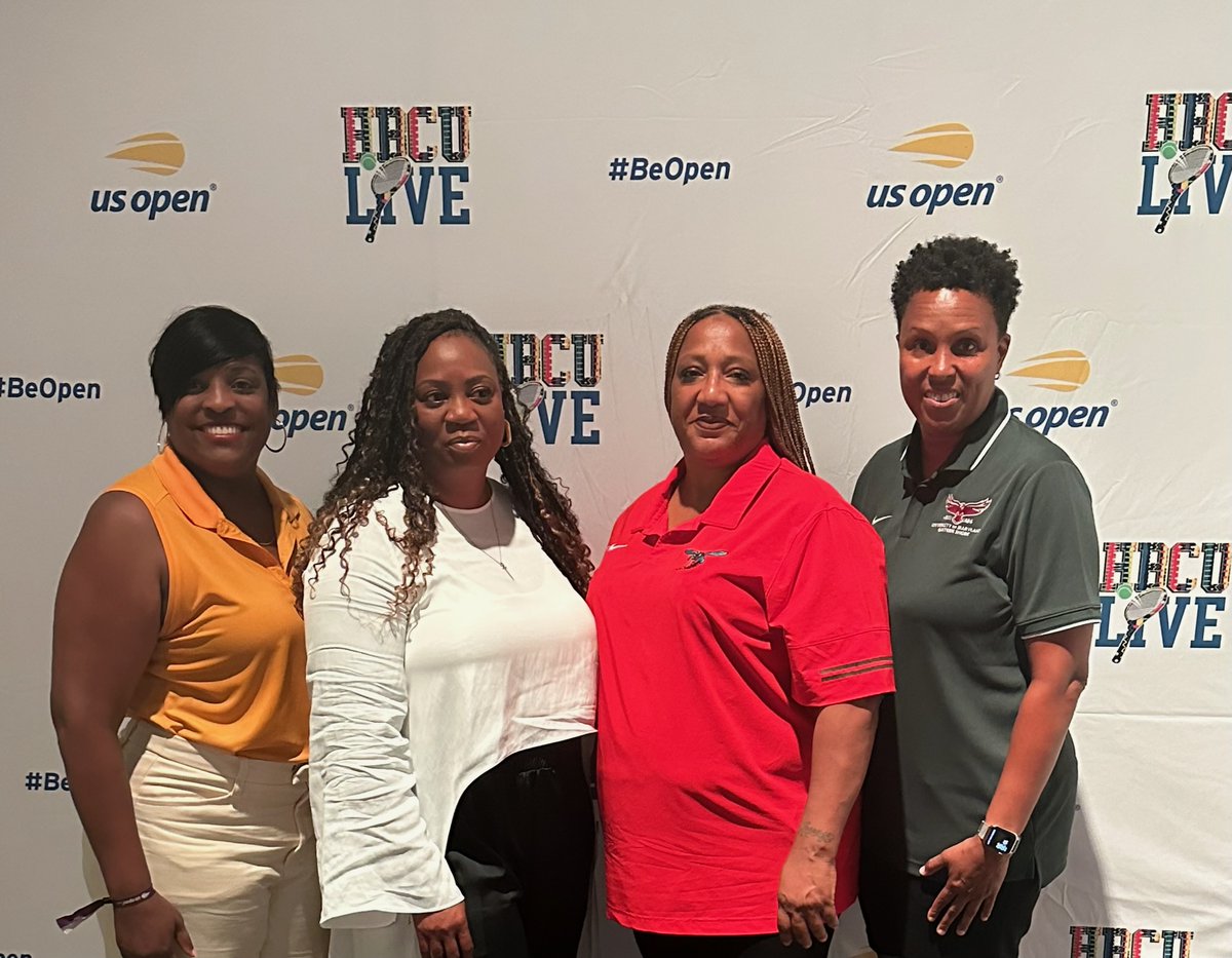 VPTaraOwens's tweet photo. Proud to represent @ESHawksSports at the @usopen today! During today's panel discussion, leaders from around the country discussed the importance of HBCU sports. Later on, I was honored with the opportunity to participate in the coin flip for tonight's match! https://t.co/viVpMYVemH