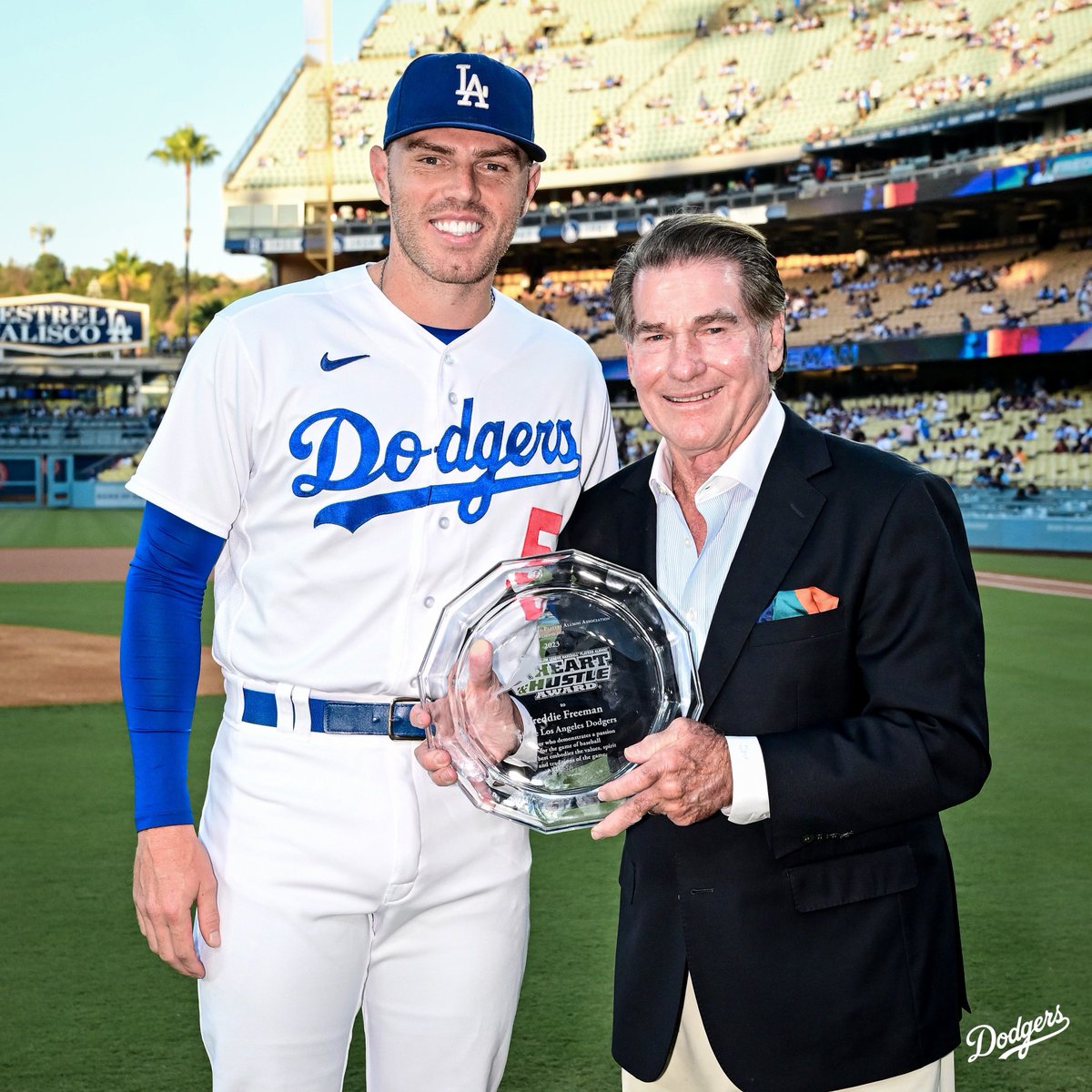 Heart and Hustle, the Freddie way. 

Congratulations to <a href="/FreddieFreeman5/">Freddie Freeman</a>, our 2023 #HeartandHustle Award winner!