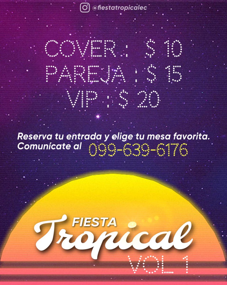 sagradarumba's tweet photo. Vive una noche espectacular llena de rumba, sabor y sentimiento junto a
Sagrada Flia. - Iraiz y su mistura. 

Salsa, cumbia, merengue, música ecuatoriana y latinoamericana y mucho mas.

Recepciones los Gemelos, viernes 8 de septiembre.
Reserva ahora: 0996396176
CUPOS LIMITADOS https://t.co/c5vopi19um