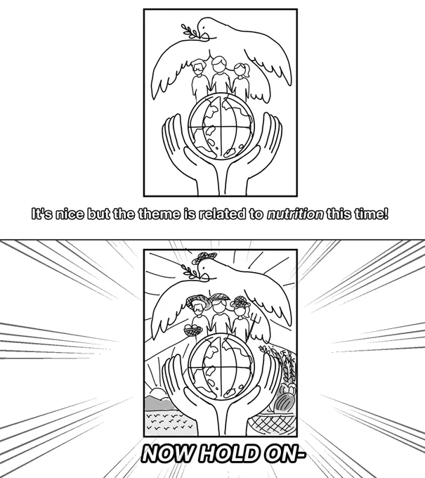 Bonus poster making shitposts for context on how poster making art look (at least, in the past, when I was still competing haha) 