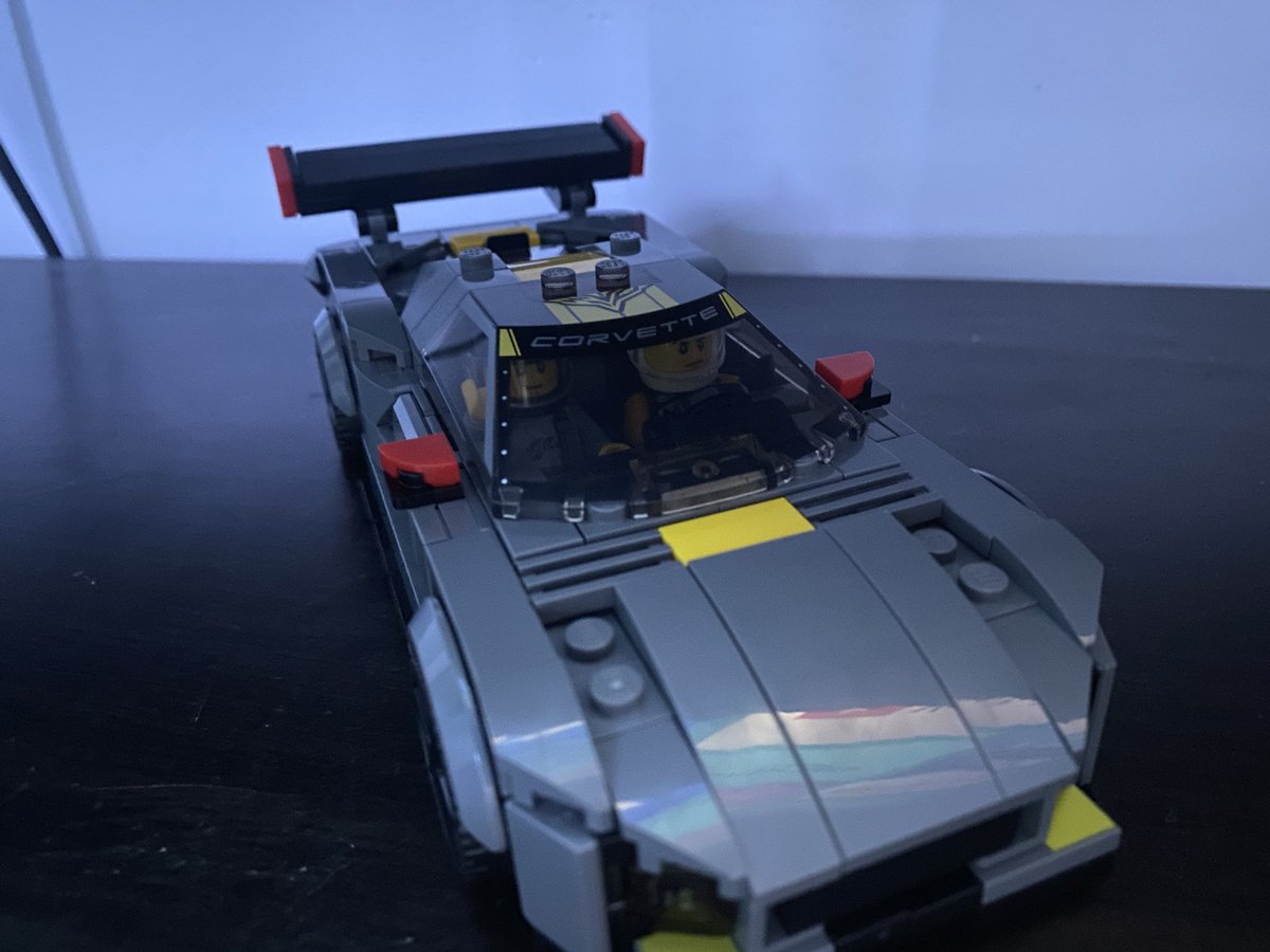 DodgeLegoman's tweet photo. I just build half of a Lego set here’s car 1 car 2 is a work in progress https://t.co/assLHQJn1Y