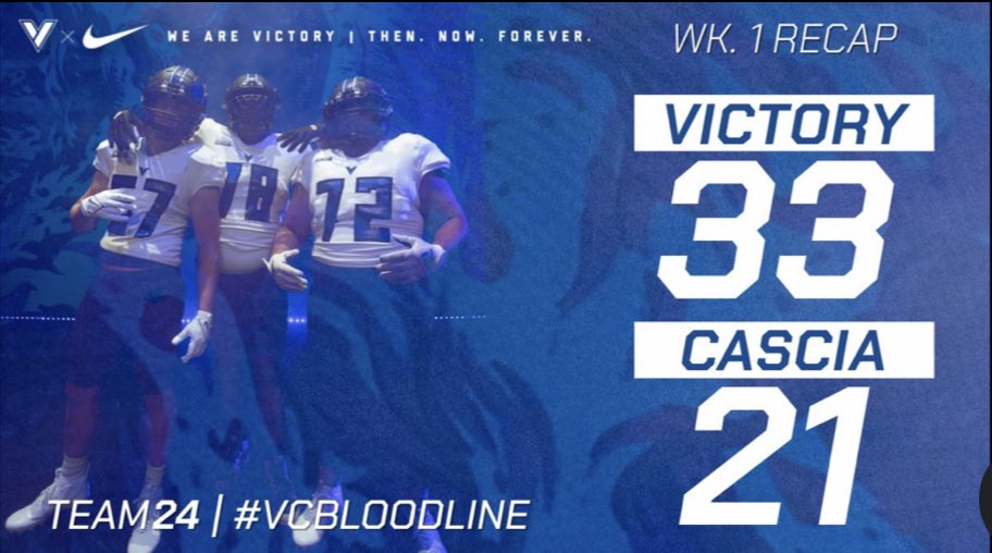 CoachSmithVC's tweet photo. About 22 hours away from another road contest Vs. an improved Henryetta team. #Team24 let’s ride down HWY75 with the family! #VCYouKnow #VCbloodline https://t.co/JXf6s4dlQl