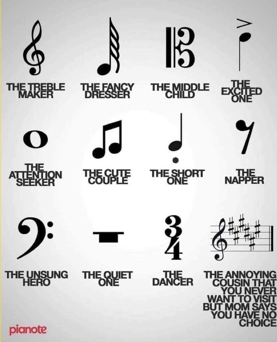 #jokeoftheday And you thought you knew your musical terms! #music #musicnerds #troubleclef