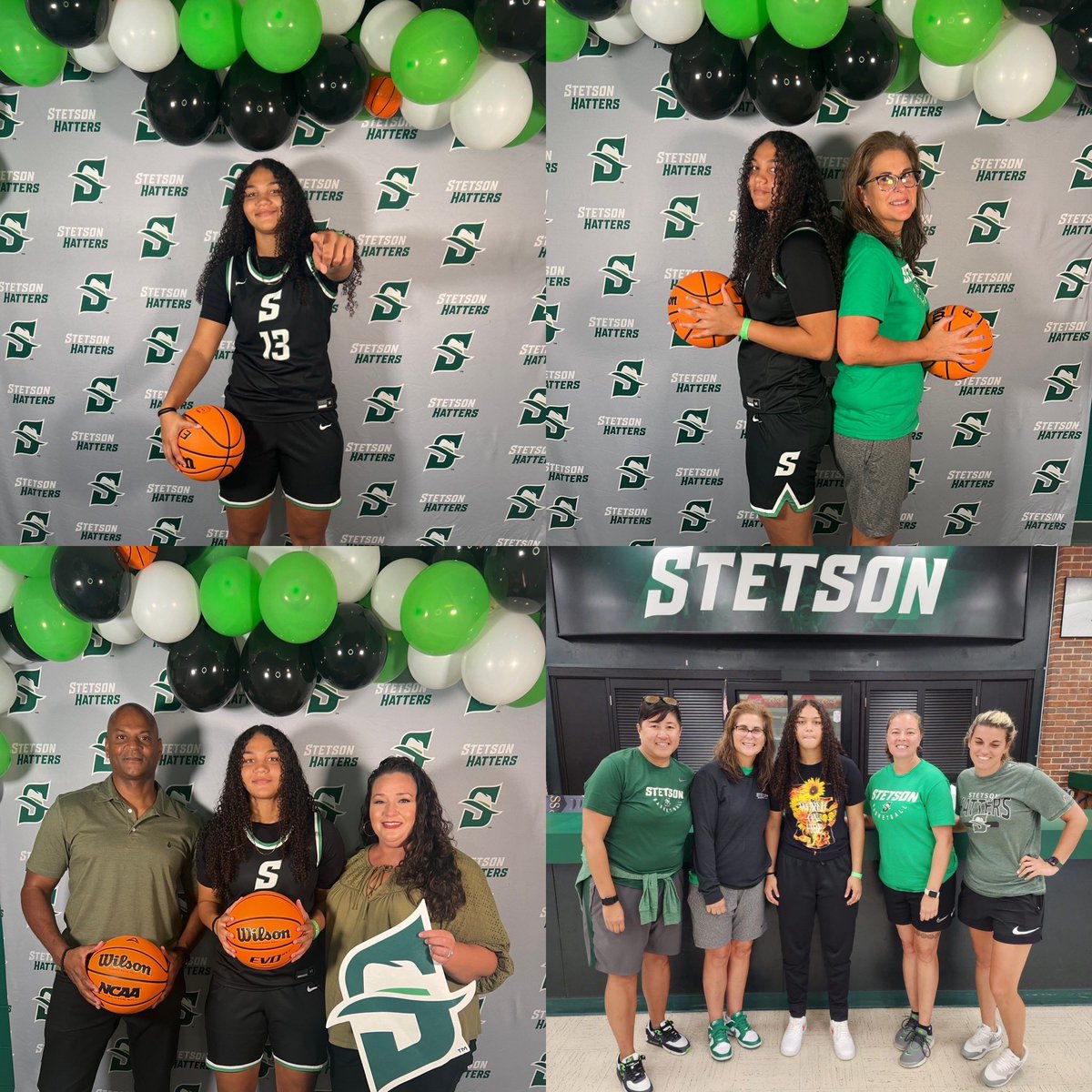 Thank you for the unofficial visit at <a href="/StetsonWBB/">StetsonWBB</a> with Coach Bria, Coach Del Rosario , Coach Sharp, and Coach Baugh. Had fun meeting the team and learning more about the program. <a href="/MaMaMiaBria/">Lynn Bria</a> <a href="/J_2_Sharp/">Jama</a> #gohatters #rjkac #killacam13