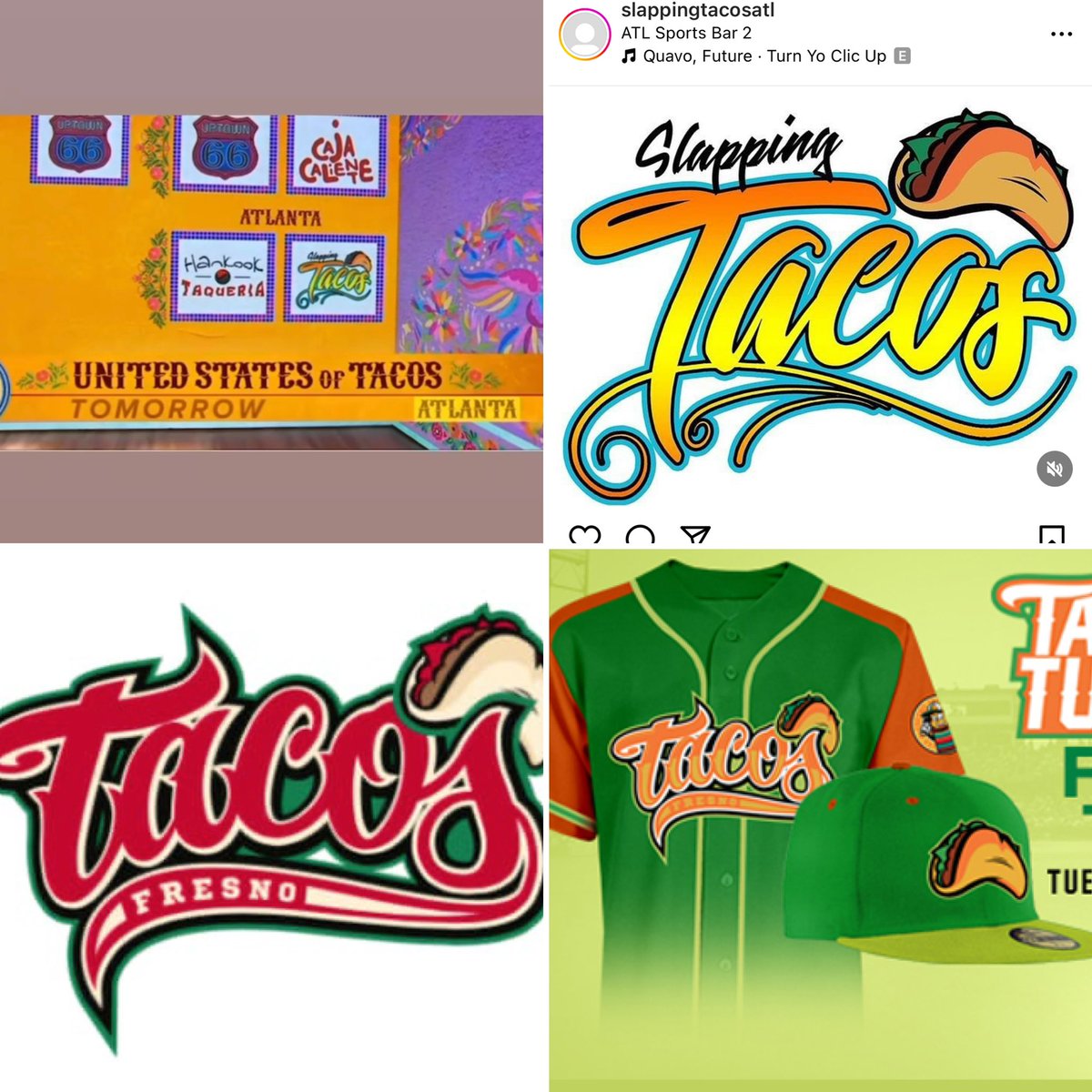 FresnoTacos's tweet photo. Good Morning America is doing a United States of Tacos tournament this week. They’re not coming to Fresno, *and* they’re featuring a spot that jacks the Fresno Tacos logo? 👎

@GMA, you gotta come to the 559, so we can show you how we get down! https://t.co/sujJgVwU2v