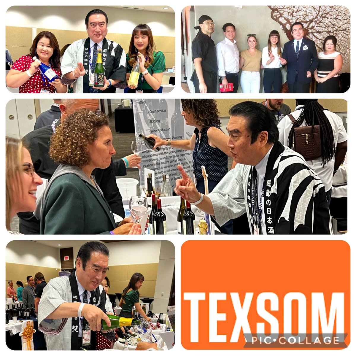 ToshioUeno's tweet photo. Kato-shacho, TexSom Otsukaresama deshita!!!
We thank you so much for coming to Texsom, despite of your extremely busy schedule 🙏

#bornsake #borndreamscometrue #bornwingofjapan #borntokusen #bornchogin
#texsom  #internationaldrinksspecialists #CircleOfWineWriters #societyofwineeducators #japanesecuisinegoodwillambassador #DipWSET #wsetdiploma #wineeducation #wineeducator #sommelier #somm #sommlife
#wseteducator #winetasting #japanesecuisinegoodwillambassador