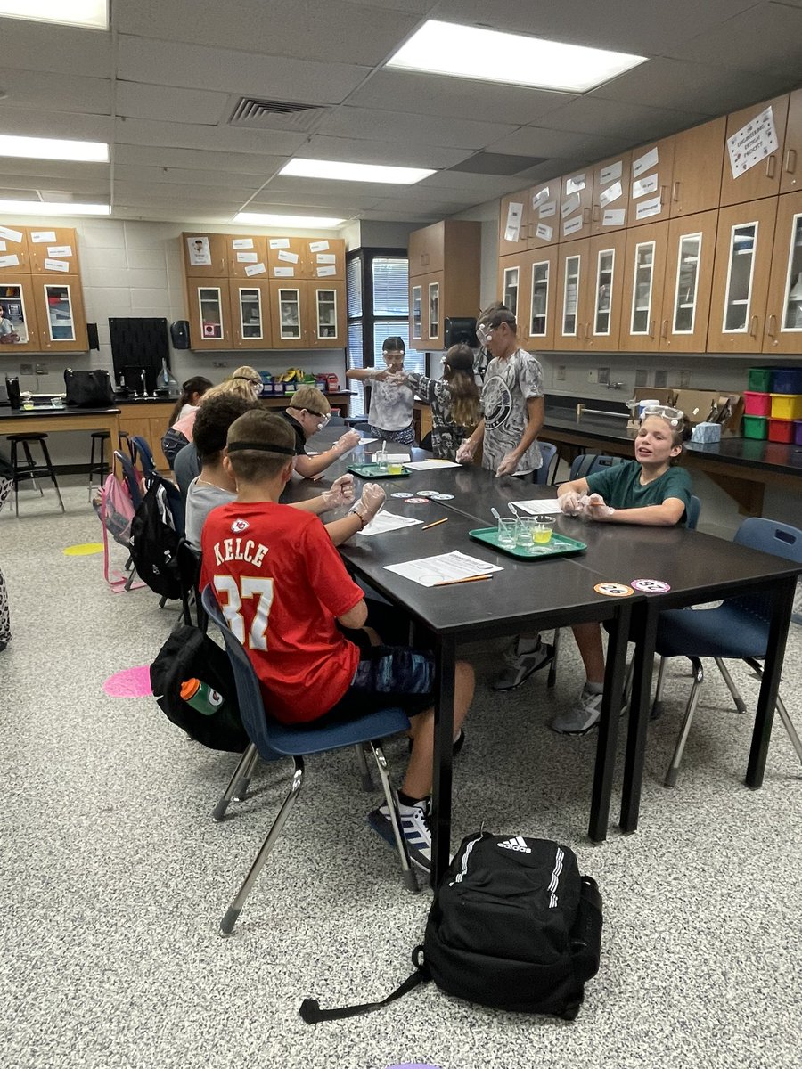 lang_science's tweet photo. Just a little scrambled eye lab to end lab safety.  1st lab of the year was a great success! https://t.co/o0vUzALtwO