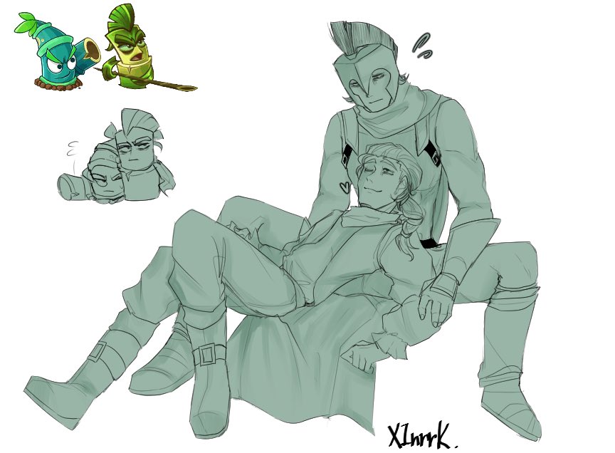 EndeleySmoker's tweet image. #pvz #pvz2 #pvz2c #gijinka #pvzfanart #fanart #ship 
bamboos :3