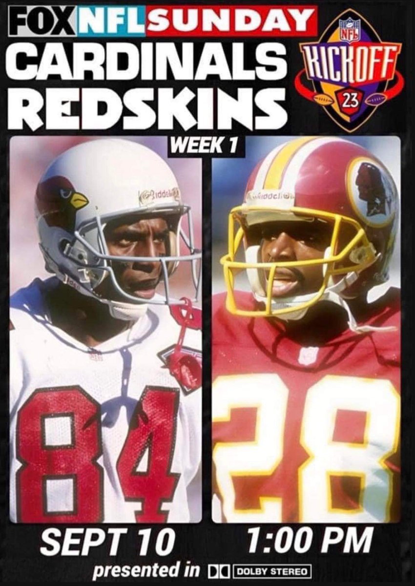 This is too funny. They used our hero @GaryClarkInc against his own teammate and brother Hall of famer @darrellgreen28 #HTTC #HTTR @AZCardinals @Commanders #nflkickoff23