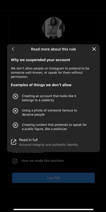 Wow @instagram this is a new low even for you. You closed my account because I&lsquo;m impersonating myself<a class="tags" target="_blank" title="On Twitter" href="/?out=eyJ0eXAiOiJKV1QiLCJhbGciOiJIUzUxMiJ9.eyJpYXQiOjE3MjA3NjU3MjYsImlzcyI6InR3cG9ybnN0YXJzLmNvbSIsIm5iZiI6MTcyMDc2NTcyNiwiZXhwIjoxNzUyMzAxNzI2LCJyZWRpcmVjdF91cmwiOiJodHRwczovL3R3aXR0ZXIuY29tL2luc3RhZ3JhbSJ9.ufRua2y5YXnBHGk2gzpIz352xobq7R1LUKM9GyZdOunGVhPrkNh9onF-bxp9YW1_7ZeqbyL2XG0L59i1kj5JOg">@instagram</a><a href="/tag/gopackgo"class="tags"><span>#gopackgo</span></a>