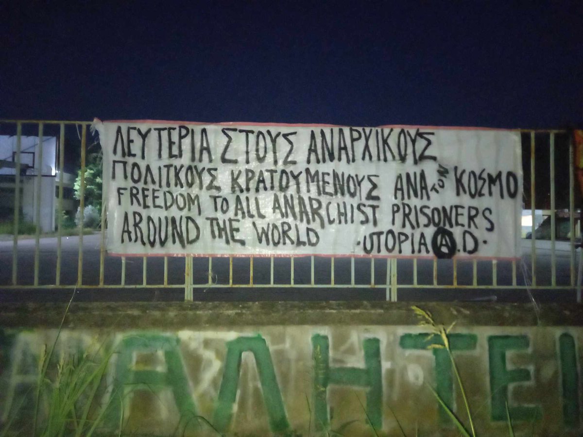 solidarity_week's tweet photo. Contribution for Week of Solidarity from #Komotini (Greek) from Anarchist Squat Utopia A.D
https://t.co/eB4MC57lM6
#WOSWAP2023 #WOSWAP https://t.co/6hmsWLEi2d