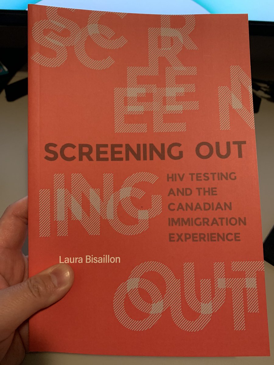 Joyce Tsui (she/her) (@jtsui_rn) on Twitter photo It finally arrived today. Excited to be reading “Screening Out: HIV Testing and the Canadian Immigration Experience” by Dr. <a href="/bisaillon_laura/">Laura Bisaillon</a> It finally arrived today. Excited to be reading “Screening Out: HIV Testing and the Canadian Immigration Experience” by Dr. <a href="/bisaillon_laura/">Laura Bisaillon</a>