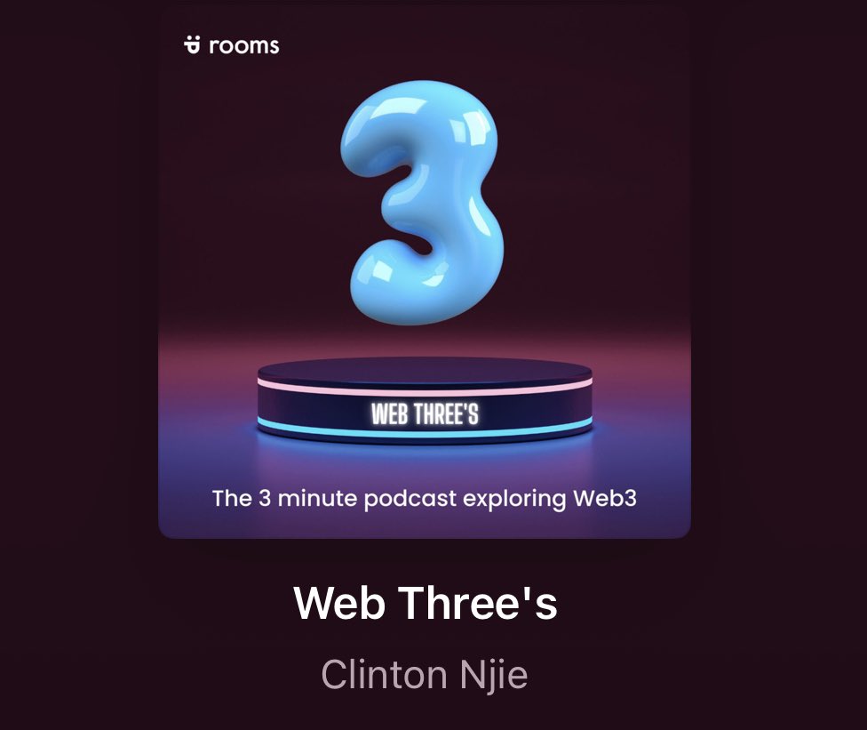 We have a Podcast  💜

Web Threes - Is the ‘bitesized’ podcast that explores all things Web3. 

Apple Podcasts: lnkd.in/ehcS45sc 

Spotify: lnkd.in/ebWSbvJk 

YouTube: lnkd.in/eFP7Y3sH