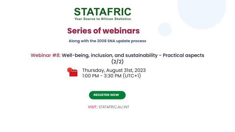 📢 Only a few hours left to join our 8th webinar today on the System of National Accounts, with over 150 registrants so far!

Register here: zoom.us/webinar/regist…