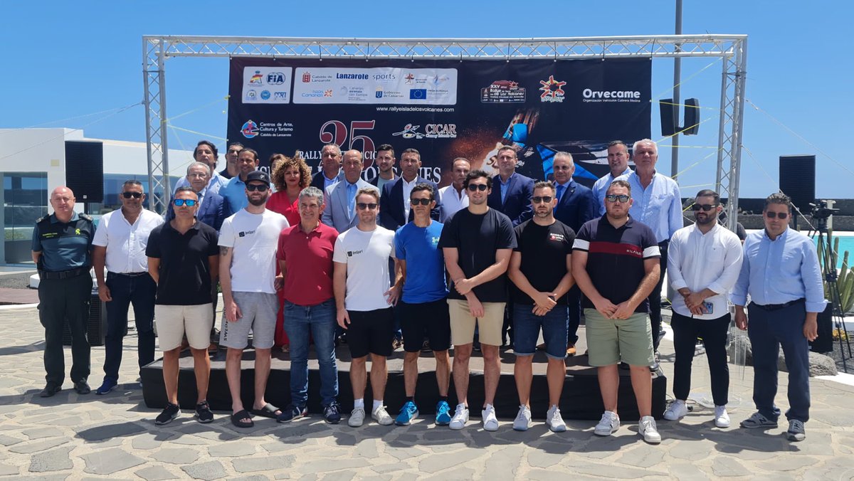 IslaLosVolcanes's tweet photo. Hoy tuvo lugar la presentación oficial del #RTIV23.
El acto celebrado en el espectacular Islote de La Fermina contó con una amplia representación institucional lo cual es muestra inequívoca del apoyo al automovilismo en la isla conejera.

https://t.co/HO0msiq8e8 https://t.co/WYN5e1YAXt
