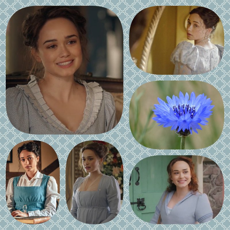 Celebrating #RoseWilliams  as our dear #CharlotteHeywood, a true #AustenHeroine  ✨️
She looks absolutely beautiful in blue! 💙💙💙

Hope you all have a happy #WilliamsWednesday! 🥰

#Sanditon #Heybourne