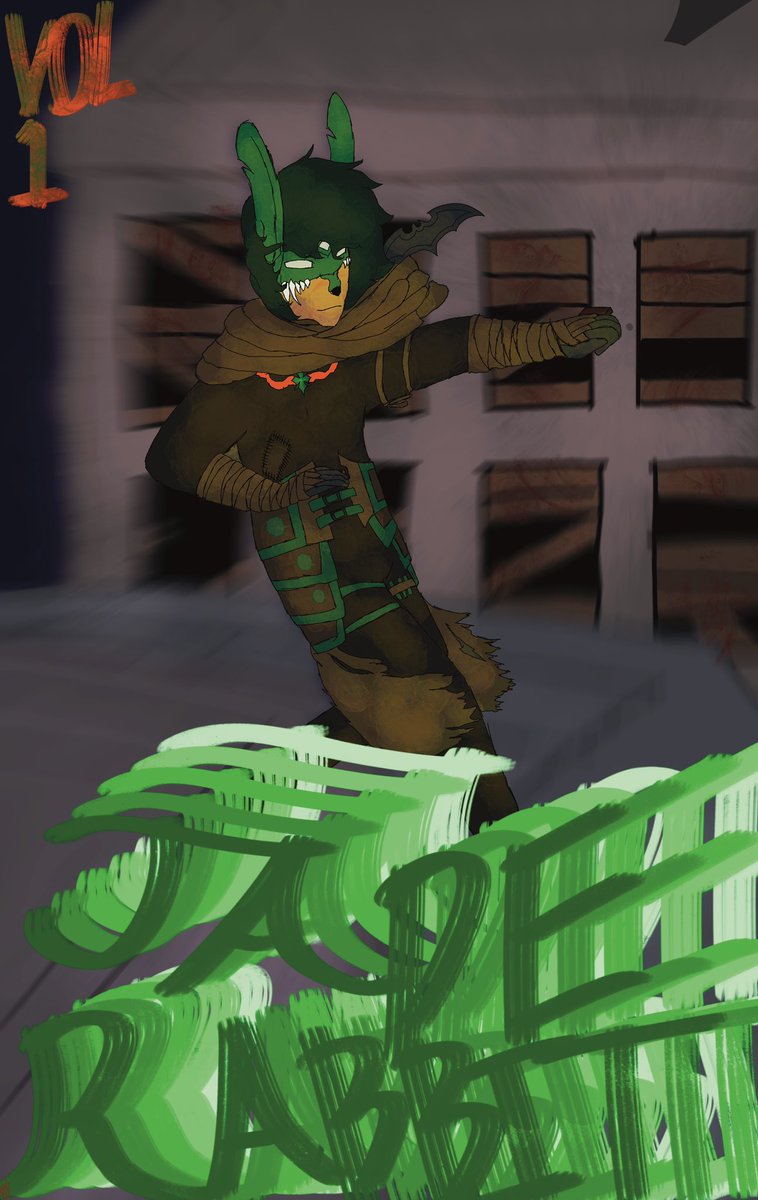 Paranoid_Ira's tweet photo. Instead here’s some current Art for a new fic meet my new Oc The Jade Rabbit the Magic user of Crime Ally in the Dc world https://t.co/hhRur9ImQv