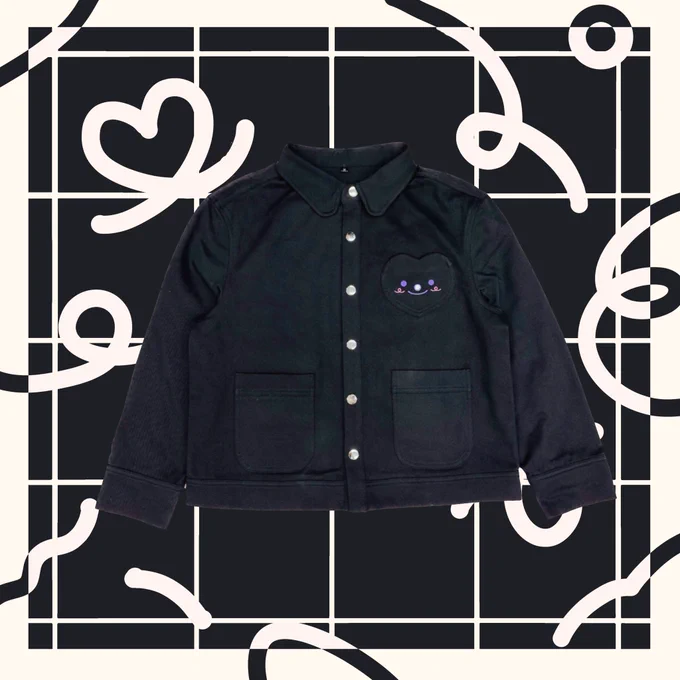 The next stretch goal for my Kickstarter is the lovely jacket in black!🖤 if we hit it by Saturday night I add another freebie! 