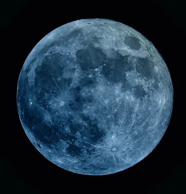Tonight there will be a Blue Supermoon at 9:35 ET

The moon will appear about 8% larger than a normal full moon and 15% brighter than a normal full moon. 

The next one won't be until January 2037. Keep any eye out tonight!