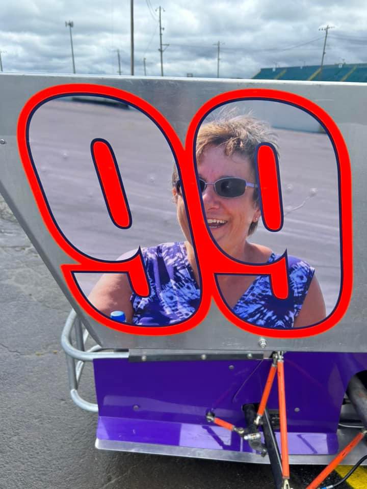 OswegoSpeedway's tweet photo. Very special to see the Strong Racing No. 99 back in the Oswego Speedway pit area - today being shaken down by Dave Cliff, but driven this weekend by the @JerzyJet Joey Payne ππ #SteelPalace #BudClassicWeek67 https://t.co/bRsbKNZCnS