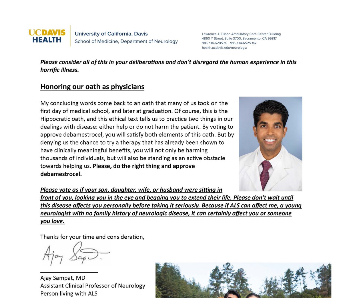 Please review my letter to the <a href="/FDACBER/">FDA Biologics</a> and <a href="/DrCaliff_FDA/">Dr. Robert M. Califf</a> in strong support of debamestrocel (“NurOwn”). 

regulations.gov/comment/FDA-20…

<a href="/RepGuthrie/">Rep. Brett Guthrie</a> <a href="/RepAnnaEshoo/">Rep. Anna G. Eshoo</a>  <a href="/SenBillCassidy/">U.S. Senator Bill Cassidy, M.D.</a> <a href="/SenMullin/">Markwayne Mullin</a> <a href="/lisamurkowski/">Sen. Lisa Murkowski</a> @SenatorBraun <a href="/RepJasonCrow/">Rep. Jason Crow</a> <a href="/TeamCalvert/">Ken Calvert</a> <a href="/RepBrianFitz/">Rep. Brian Fitzpatrick 🇺🇸</a> <a href="/RepTerriSewell/">Rep. Terri A. Sewell</a> <a href="/bsw5020/">Brian Wallach</a>