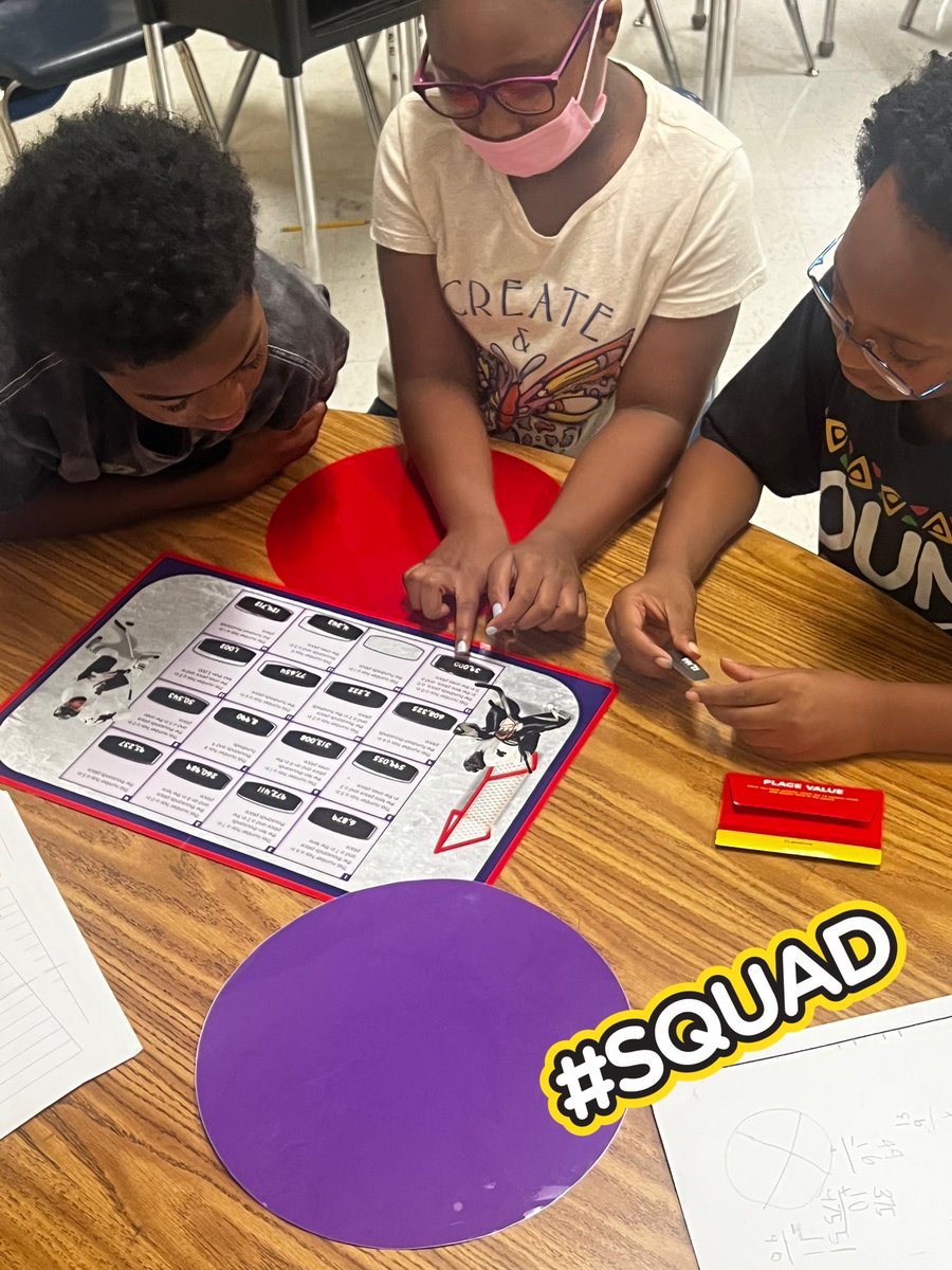 BookersBunch's tweet photo. What do you do when your school’s Wi-Fi goes out for days? We play “Games” 
Place value games that is. 
We reviewed standards that we have already learned during the 1st month of school. 
@MakingMath_WORK 
@SLLewisES 
@LashondaStorr https://t.co/zzlcYxSxSQ