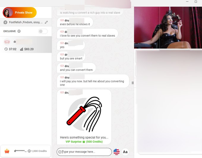 Financial domination!!  My devoted slaves always finds a way to show Me their addiction with Me, their<a href="/tag/femdom"class="tags"><span>#femdom</span></a><a href="/tag/mindfuck"class="tags"><span>#mindfuck</span></a><a href="/tag/mindcontrol"class="tags"><span>#mindcontrol</span></a><a href="/tag/findom"class="tags"><span>#findom</span></a><a href="/tag/sph"class="tags"><span>#sph</span></a><a href="/tag/moneyslavery"class="tags"><span>#moneyslavery</span></a>