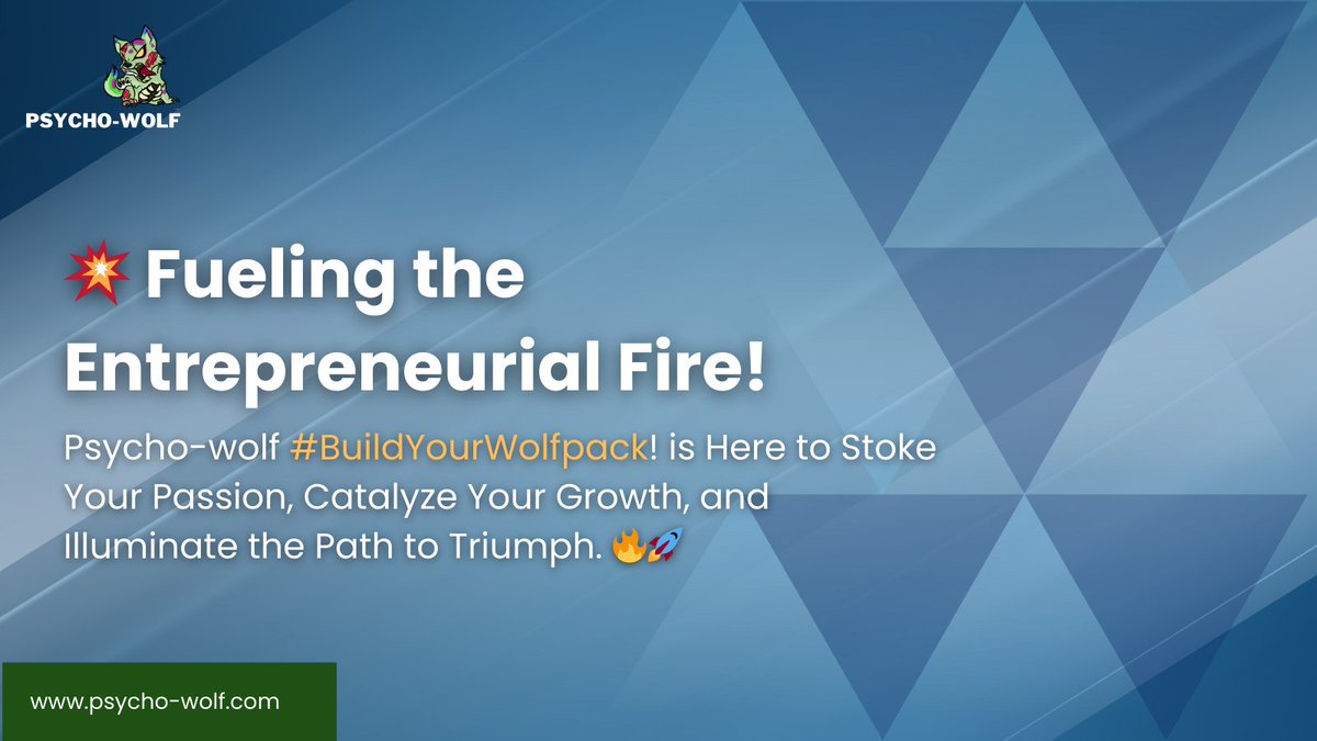 Let's get fired up to ignite our inner entrepreneur! 🔥 Let's fuel our entrepreneurial fire and reach our goals! #BuildYourWolfpack #Link!nBio #IgniteSuccess #StartupFuel #OnwardToVictory
#entrepreneur #business #fireitup