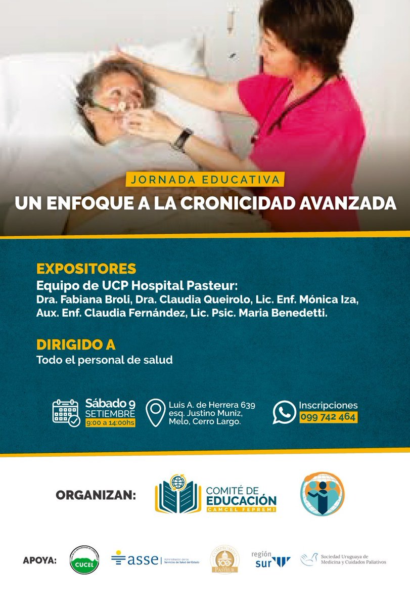 Maria_Bene86's tweet photo. Gracias a la gente de Melo por invitarnos. 
@CuidadosInfo @ASSEcomunica @Martizqui @paliativosuy https://t.co/QZPuwWtLQX