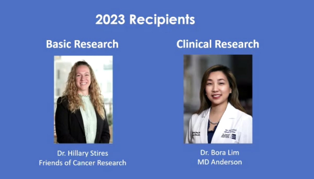 Two dedicated and brilliant researchers! Congratulations <a href="/HillStirSci/">Hillary Andrews, PhD</a> and @naborala on this well deserved Leadership award! 
<a href="/MetastaticOdds/">theresa's research</a> 
#MBCRC23
#bcsm