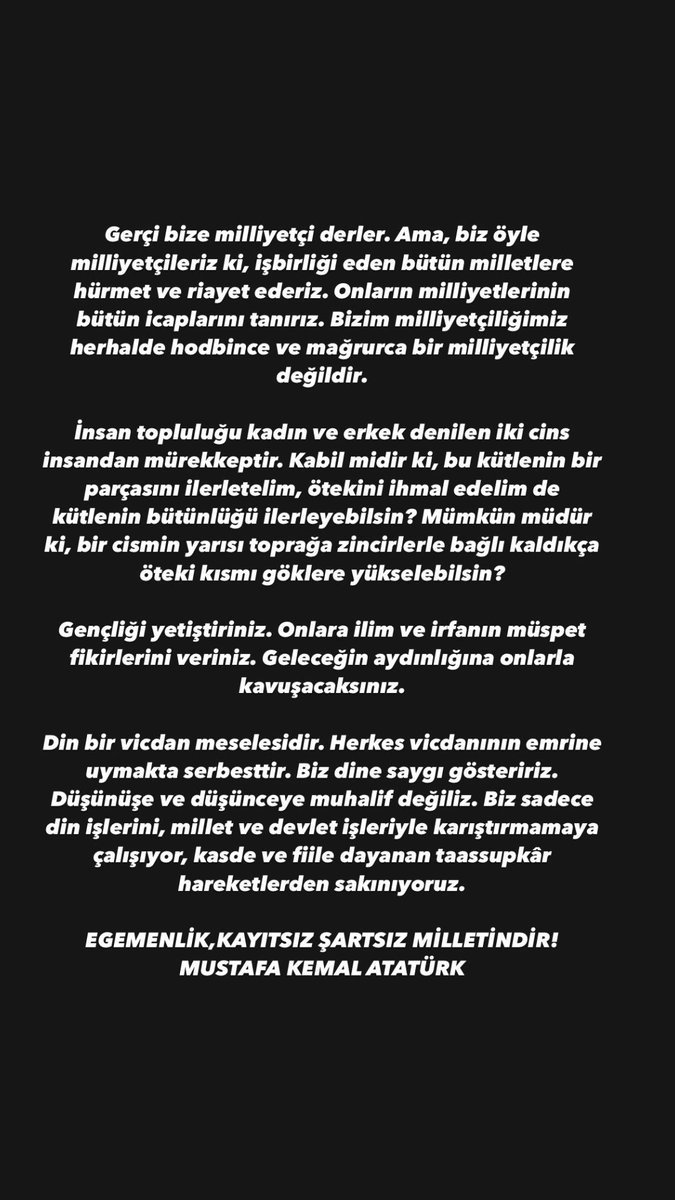#AtatürkDiyorKi  #Ataturk