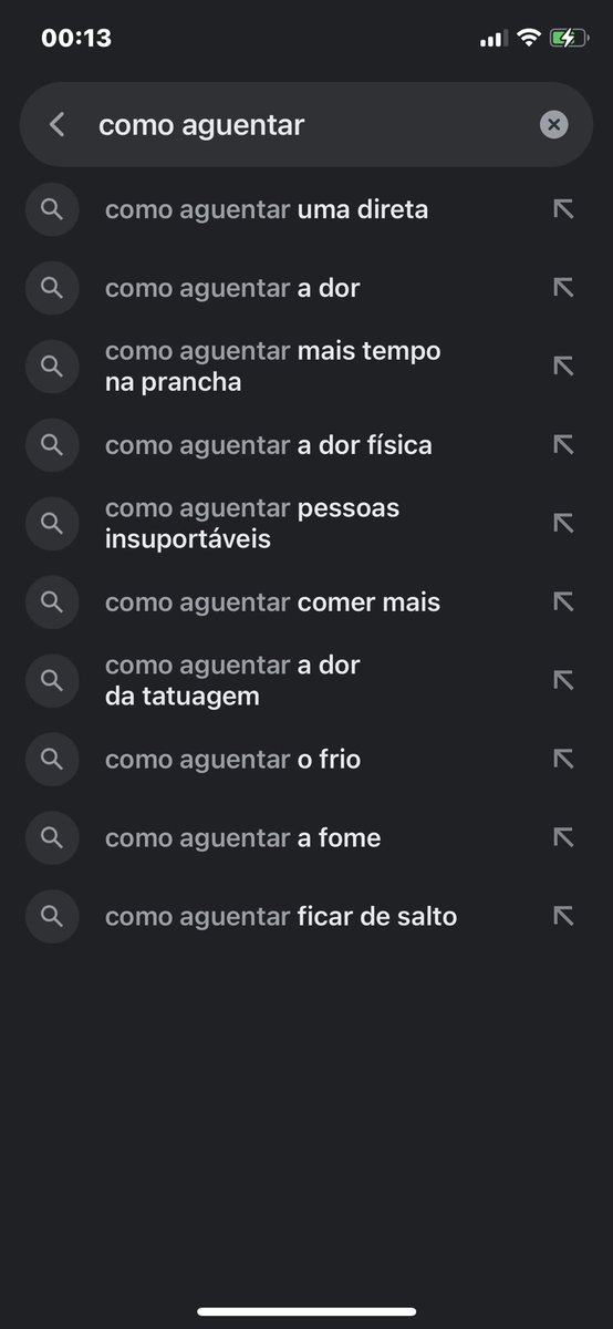 como aguentar…