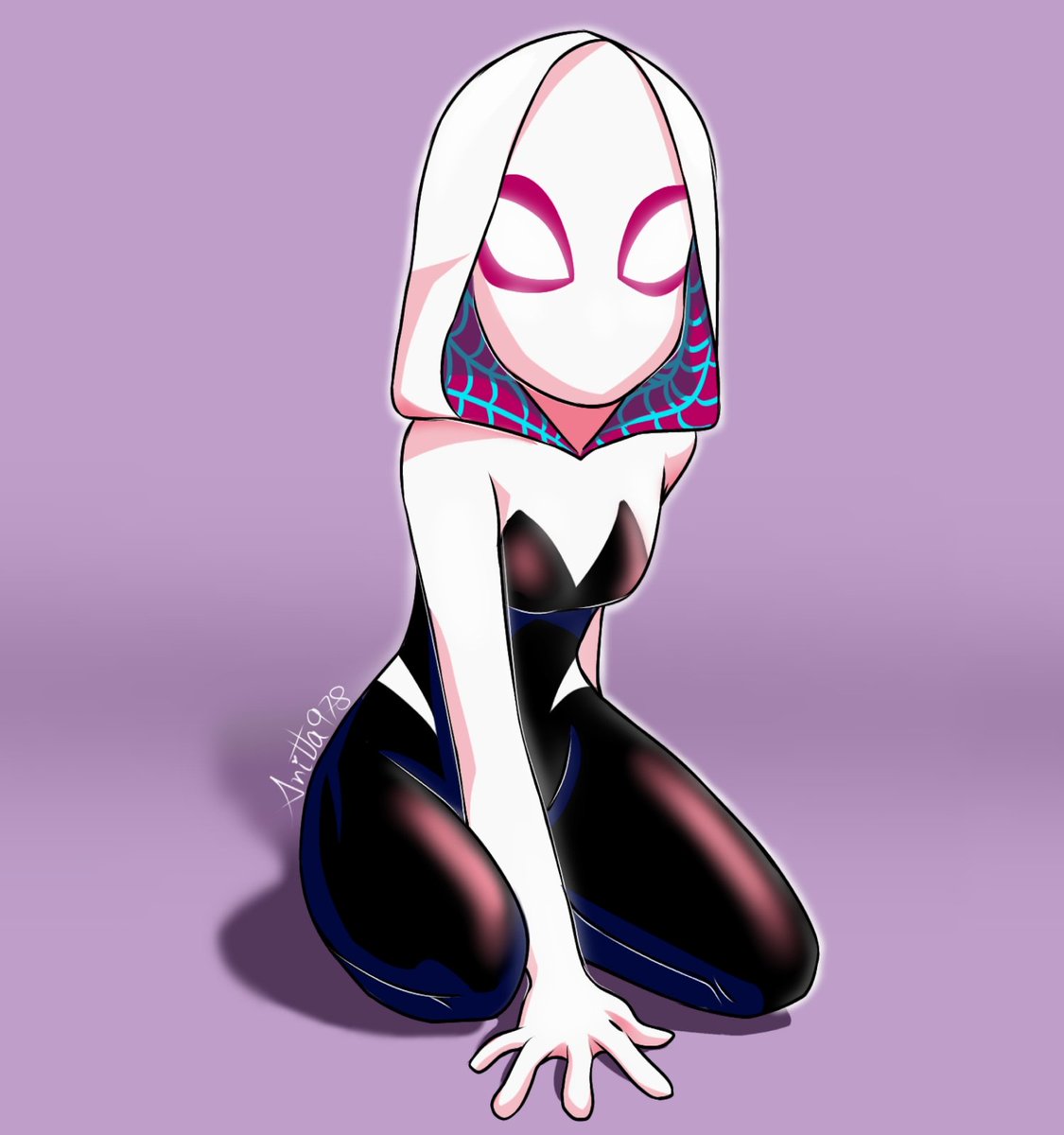 Anitta978's tweet photo. Ya llego un poco tarde, pero me encantó la película :3💖🕸️
#SpiderManAcrossTheSpiderVerse 
#spidergwen #spiderwoman https://t.co/vZpa4gySDC