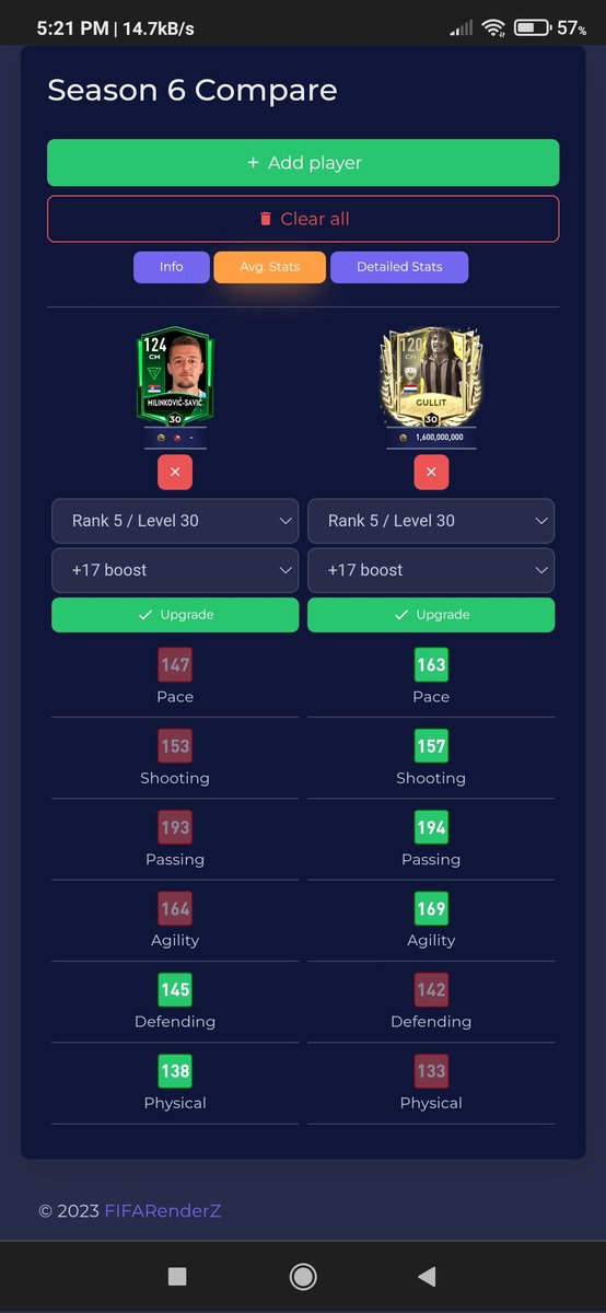 nmitrb's tweet photo. Cuál sería mejor para finalizar la temporada? Quiero más que nada para subir grl y no para que sea bueno in Game , tienen casi el mismo precio @Adr1anefYT @EASFCMOBILE @HDWolvie @JONALDINHOtm @fifagreiff @tutiofifa gracias por rt @PROFEFIFAFC https://t.co/hV1Sbw2enL