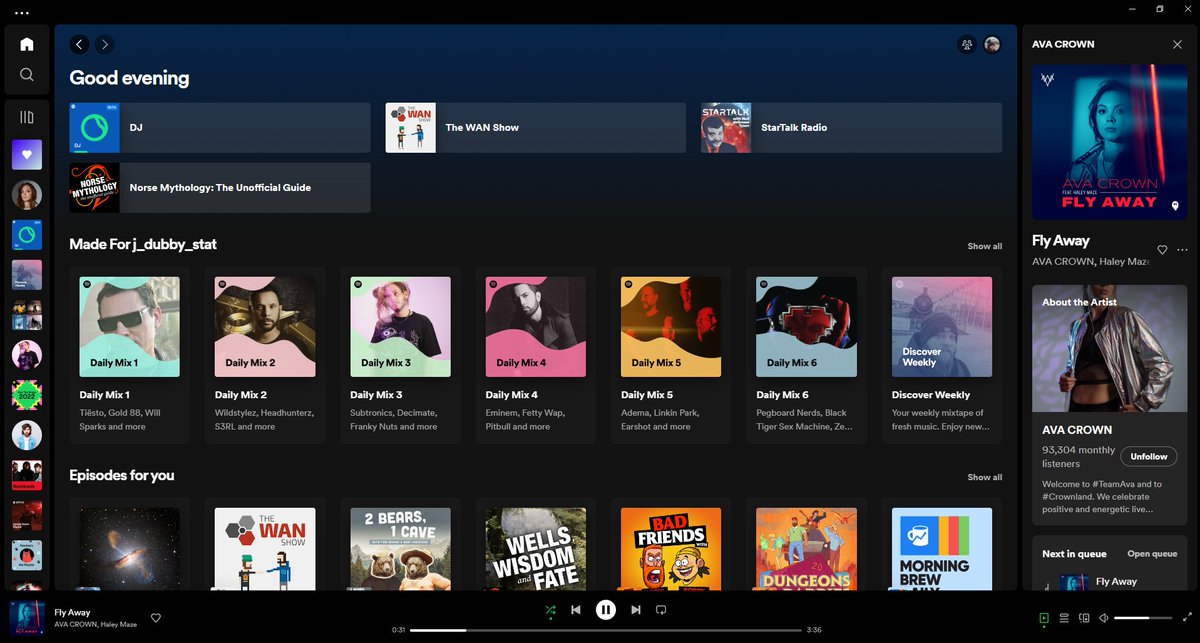 jdubstat's tweet photo. Take a screenshot of your Spotify home screen, no cheating https://t.co/Y0NaSM3OsG