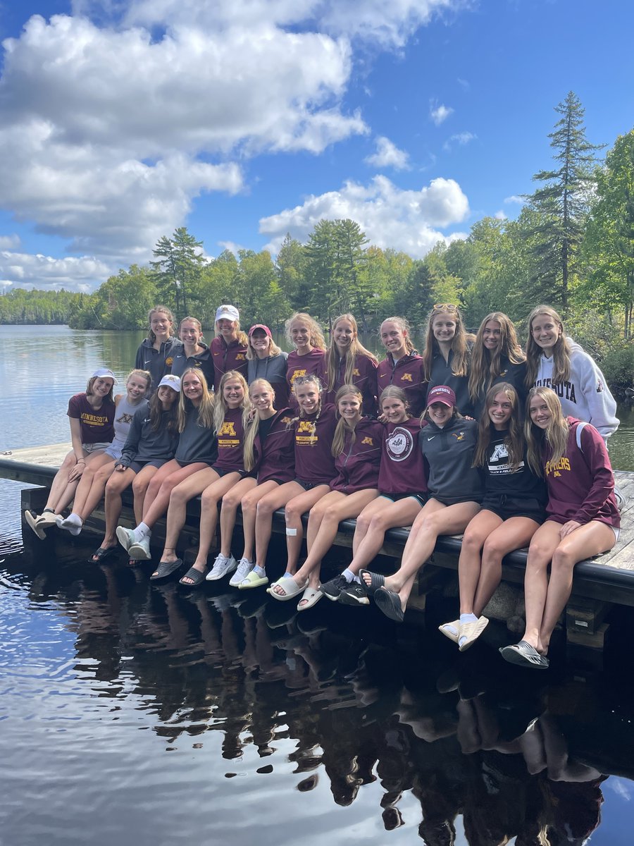 Another amazing and successful training trip to beautiful Ely, Minnesota! Now it’s time to lock in for the season opening meet this Friday night! #Gophers | #ncaaXC