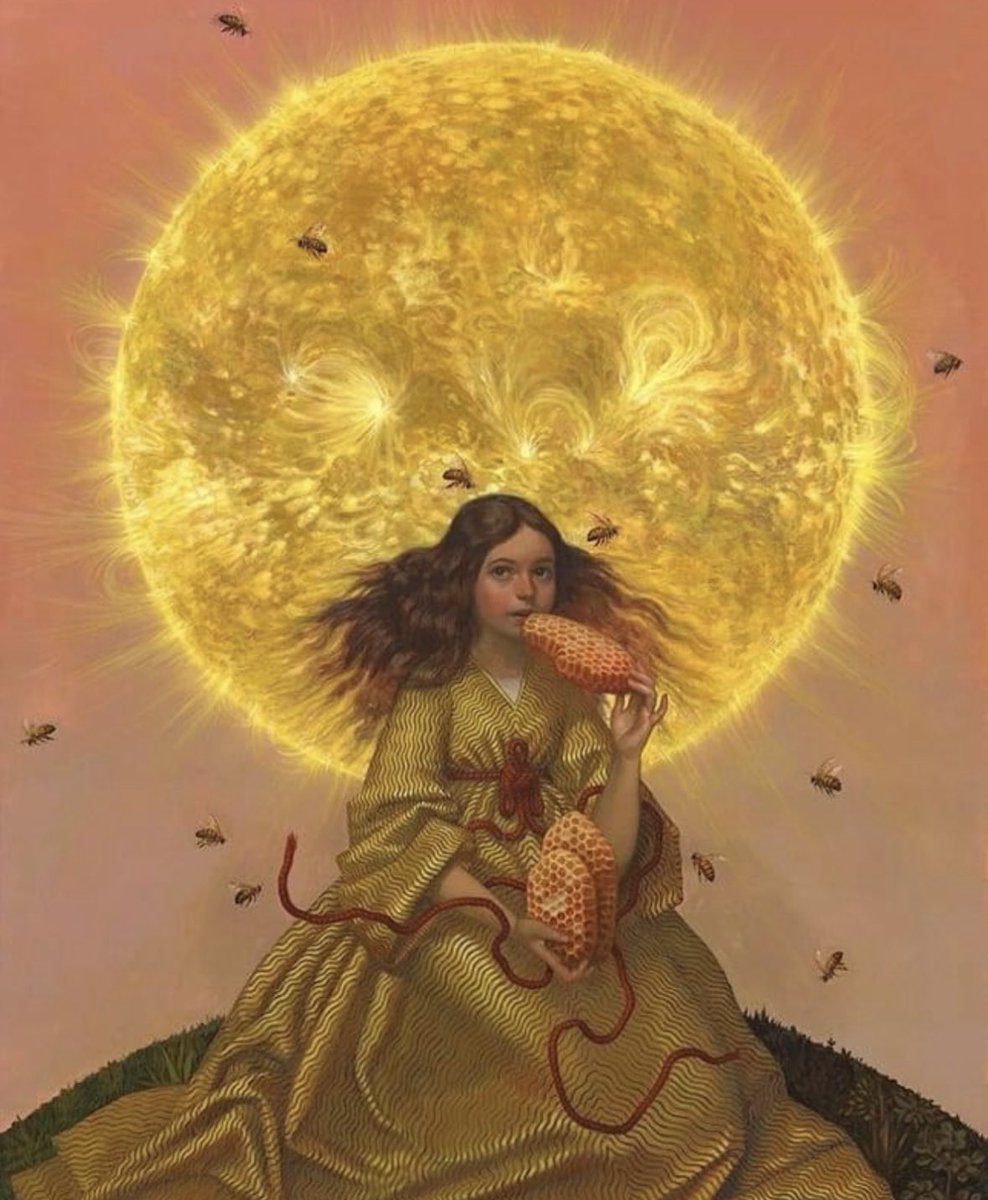 RTree88's tweet photo. In our hearts there burns a fire…
That burns all veils to their roots and foundation 
Then the heart will understand completely.
Ancient love will unfold ever-fresh forms
In the heart of the Spirit, in the core of the heart.

~Rumi

🎨: Kristin Kwan https://t.co/N6JULjkBYJ
