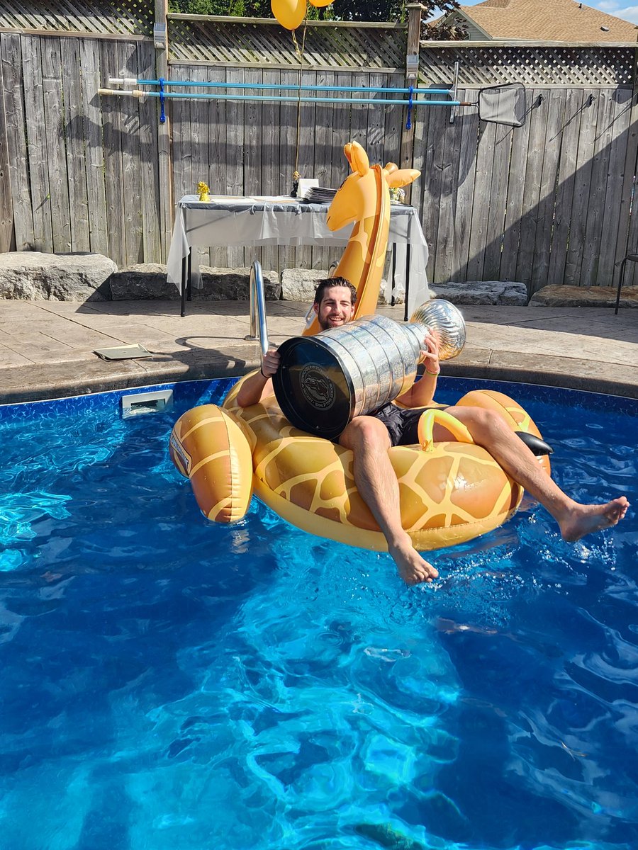 I'm just relaxing on a sunny afternoon.  Oh yeah, Im a #stanleycup champion as well. <a href="/NHL/">NHL</a> <a href="/HockeyHallFame/">Hockey Hall of Fame</a> <a href="/GoldenKnights/">Vegas Golden Knights</a>