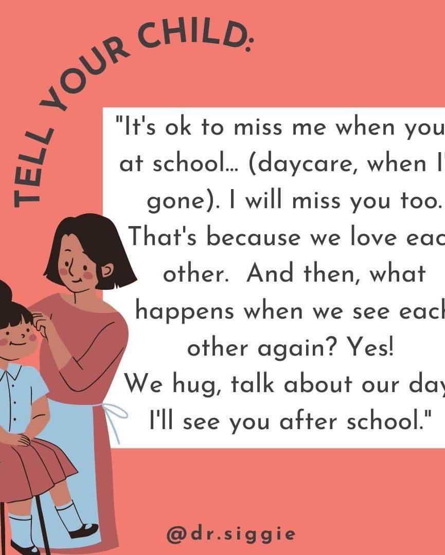 With just one week until school starts for students, this is some great advice, especially for our kindergarteners and parents/guardians. 🍎❤️📚