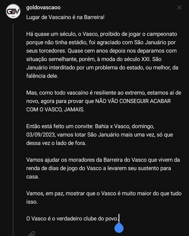 Se preparem, se duvidar vamos parar o Rj