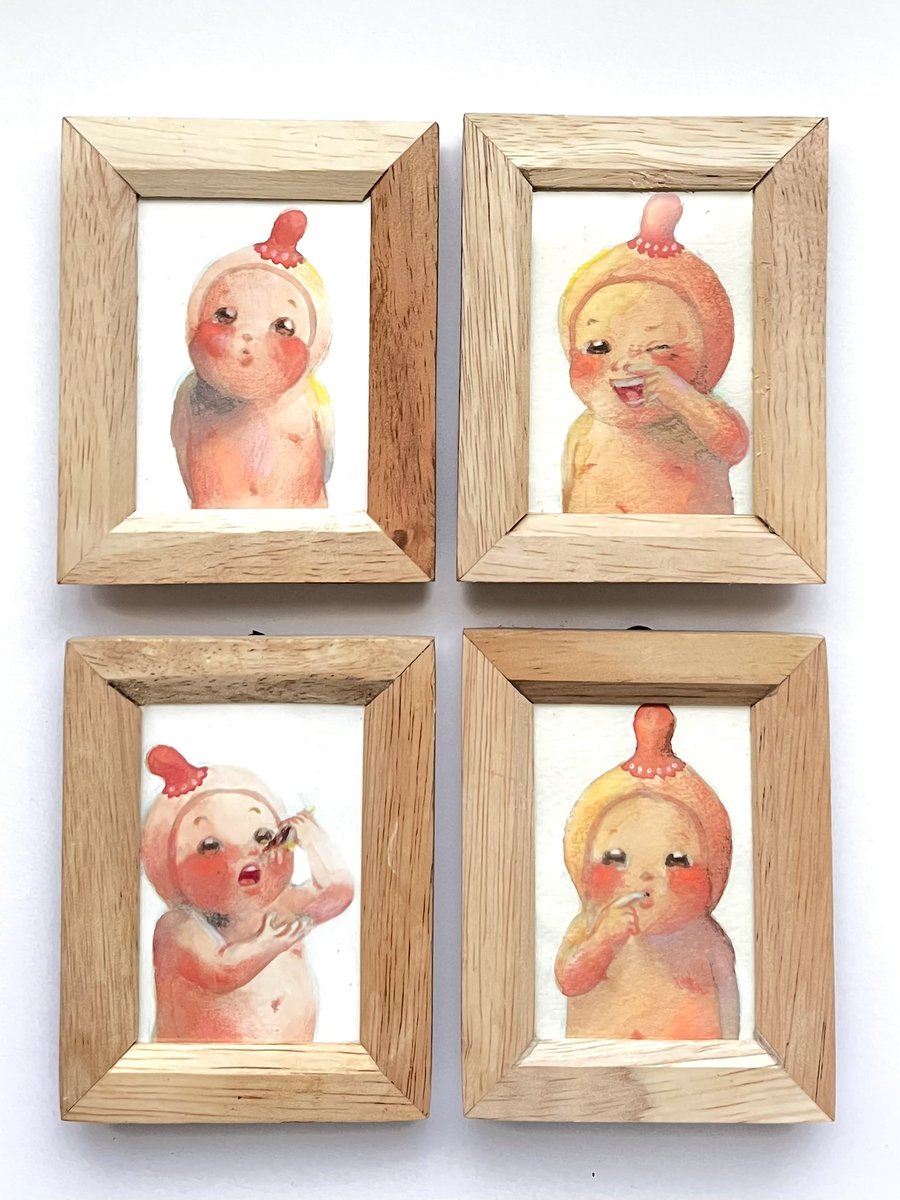 A027チューリップ雑貨店にて、小さい原画を販売します。お立ち寄りの際はぜひ見てみてください！
 #藝祭2023アートマーケット　#いまここで